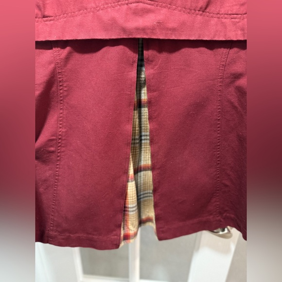 Pendleton Womens Crimson Canvas Coat - Picture 12 of 13